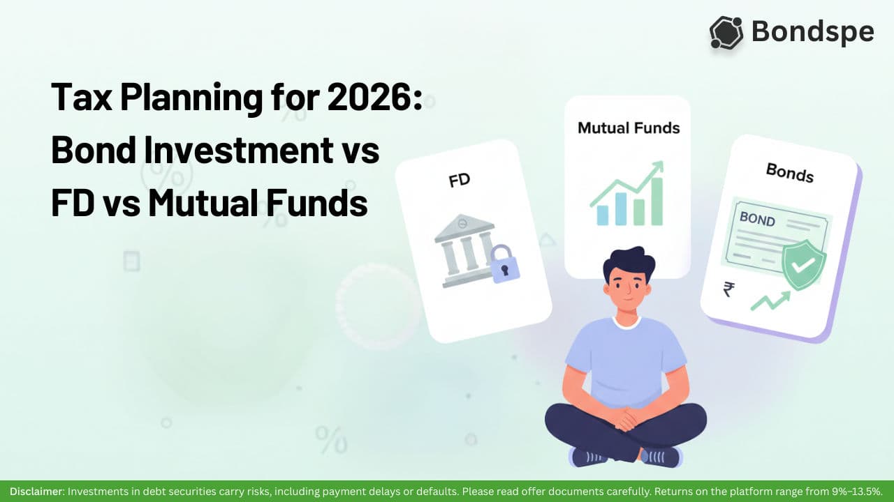 Tax Planning for 2026: Bond Investment vs FD vs Mutual Funds